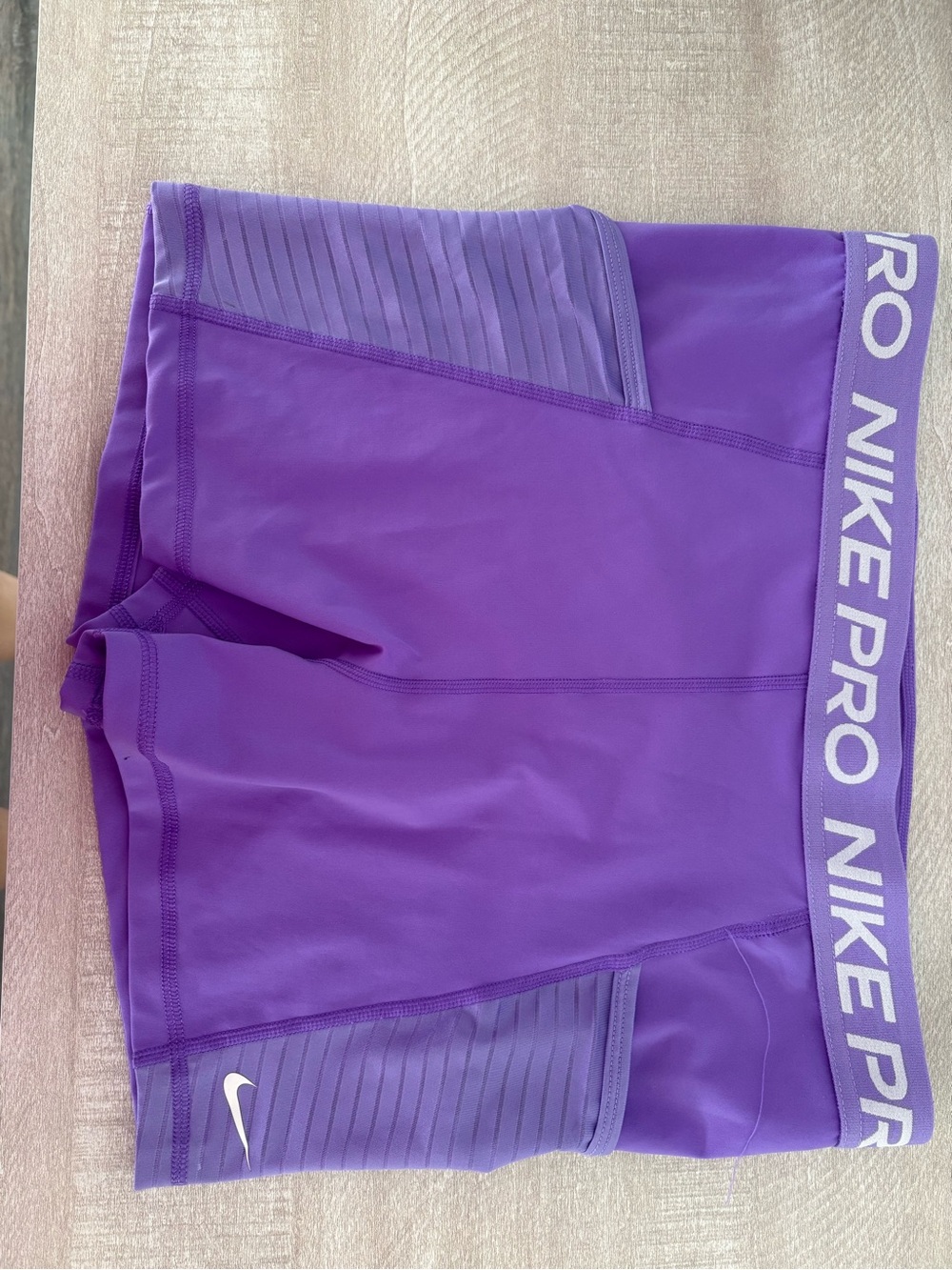 Nike Pro Women's Purple Athletic Compression Shorts